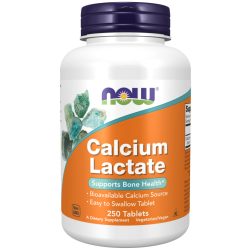   NOW Calcium Lactate 255 mg elemi kálcium (szerves kálcium-laktát) tabletta 250 db