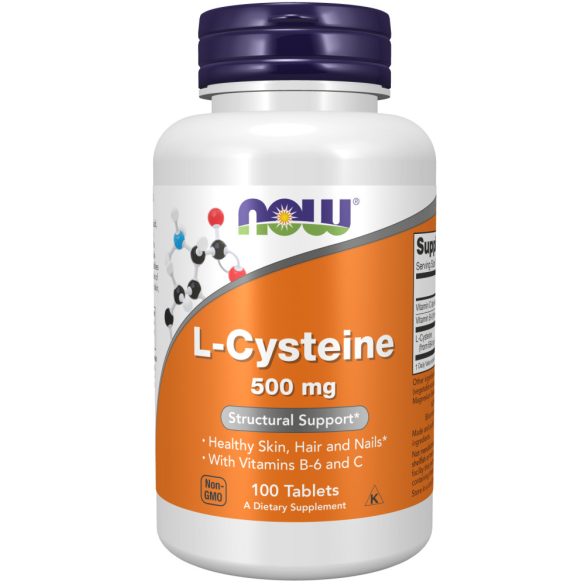 NOW L-Cysteine 500 mg tabletta 100 db