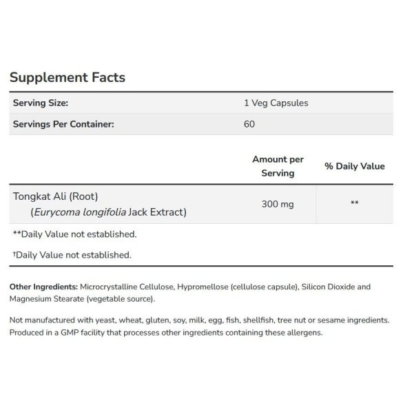 NOW TestoJack 300™ Tongkat Ali kivonat 300 mg kapszula 60 db