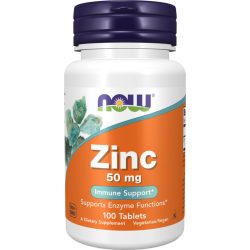 NOW Zinc 50 mg szerves cink-glükonát tabletta 100 db