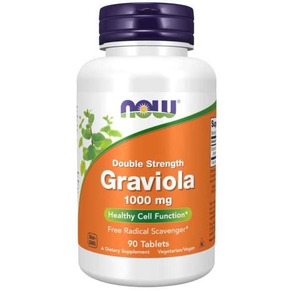 NOW Graviola Double Strength 1000 mg tabletta 90 db