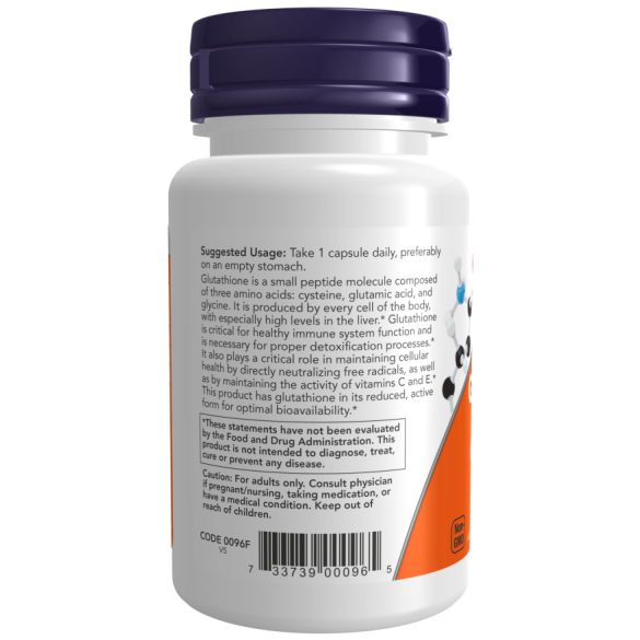 NOW Glutathione 250 mg kapszula 60 db