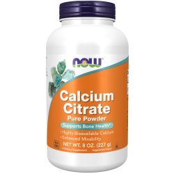   NOW Calcium Citrate Pure Powder (600 mg elemi szerves kálcium por) 227 g