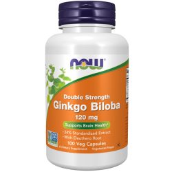   NOW Ginkgo Biloba Double Strength 50:1 kivonat 120 mg kapszula 100 db