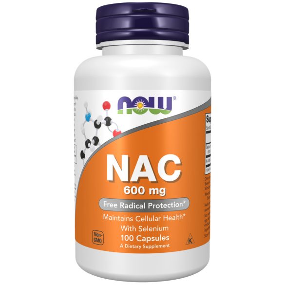 NOW NAC 600 mg + 25 mcg szerves szelén kapszula 100 db