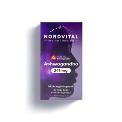 Nordvital Ashwagandha kivonat KSM-66 249 mg kapszula 60 db