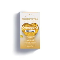   Nordvital Omega-3 haolaj 1000 mg EPA 360 mg, DHA 240 mg kapszula 60 db