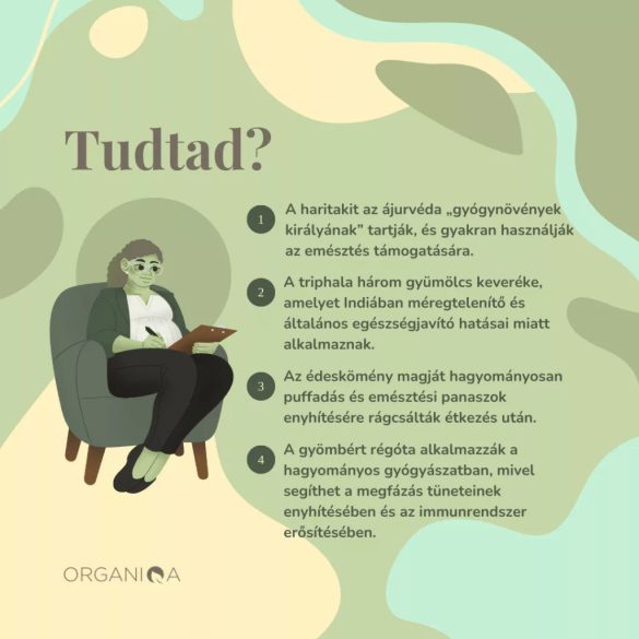 Organiqa Ideális emésztés 500mg kapszula 60 db