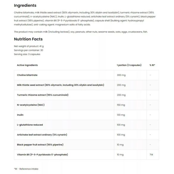 OstroVit Pharma Liver Aid máj komplex kapszula 90 db
