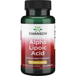 Swanson Alfa-liponsav (ALA) 600 mg kapszula 60 db