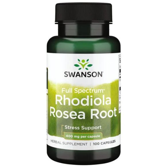 Swanson Aranygyökér (Rhodiola Rosea) 400 mg kapszula 100 db