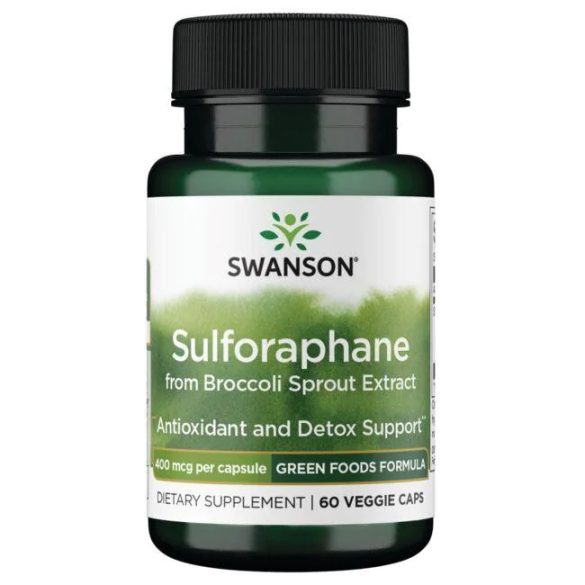 Swanson Sulforaphane brokkoli kivonatból 400 mcg kapszula 60 db