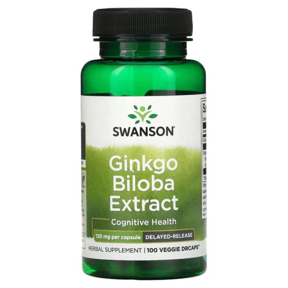 Swanson Ginkgo Biloba kivonat 120 mg kapszula 100 db