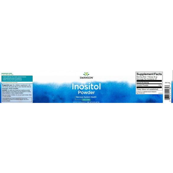 Swanson Myo Inozitol (Inositol) por 227 g