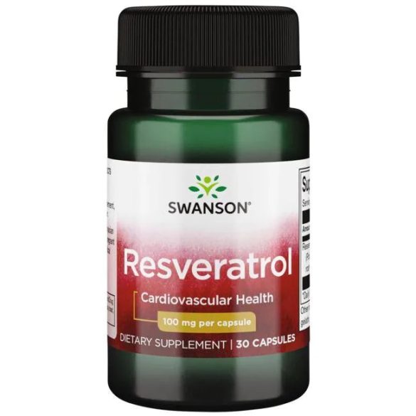 Swanson Resveratrol 100 mg kapszula 30 db