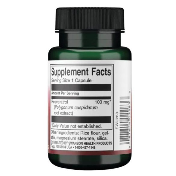 Swanson Resveratrol 100 mg kapszula 30 db