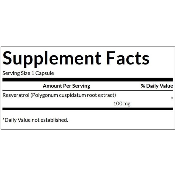 Swanson Resveratrol 100 mg kapszula 30 db