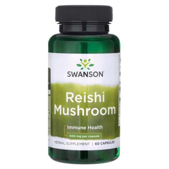 Swanson Reishi (Ganoderma) gomba 600 mg kapszula 60 db