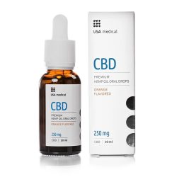 USA medical 250 mg Prémium CBD olaj 30 ml