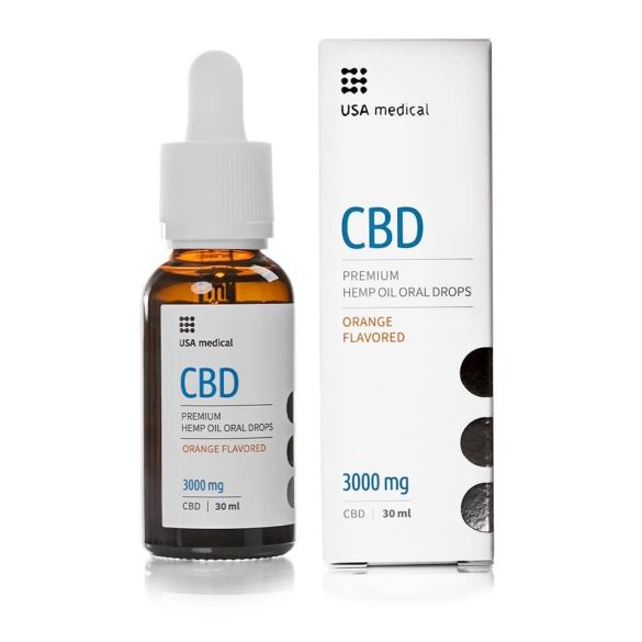 USA medical 3000 mg Prémium CBD olaj 30 ml