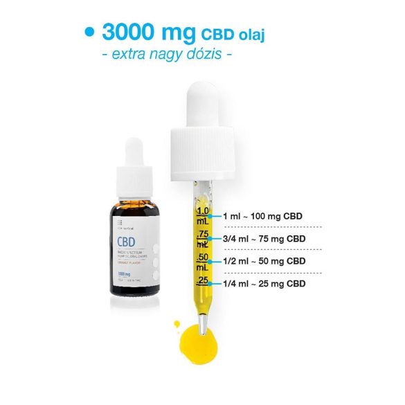 USA medical 3000 mg Prémium CBD olaj 30 ml