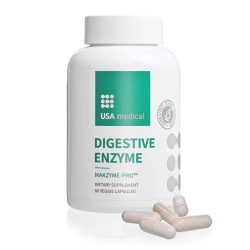   USA medical Emésztő enzim keverék baktérium törzsekkel, papainnal és bromelainnal kapszula 60 db 