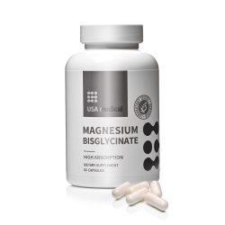   USA medical Magnézium-biszglicinát (Magnesium Bisglycinate) 600 mg kapszula 60 db 