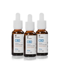 USA medical 500 mg Prémium CBD olaj 3x30 ml TRIOPACK