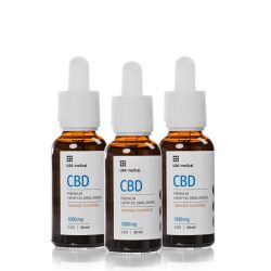 USA medical 1000 mg Prémium CBD olaj 3x30 ml TRIOPACK