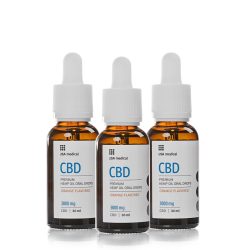 USA medical 3000 mg Prémium CBD olaj 3x30 ml TRIOPACK