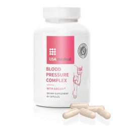   USA medical Vérnyomás COMPLEX ABG10+ fekete fokhagyma kivonat és kálium kapszula 60 db