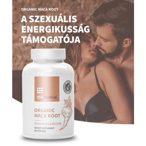 USA medical Maca gyökér kapszula BIO 750 mg 60 db