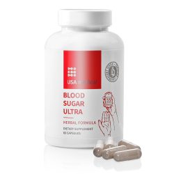   USA medical Vércukor kontroll ULTRA (Blood Sugar Ultra) Gymnema Sylvestre, króm, alfa-liponsav kapszula 60 db