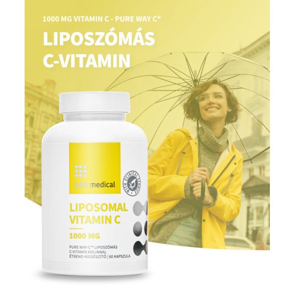 USA medical Liposzómás C-vitamin 1000 mg Pure Way-C™ kapszula 60 db