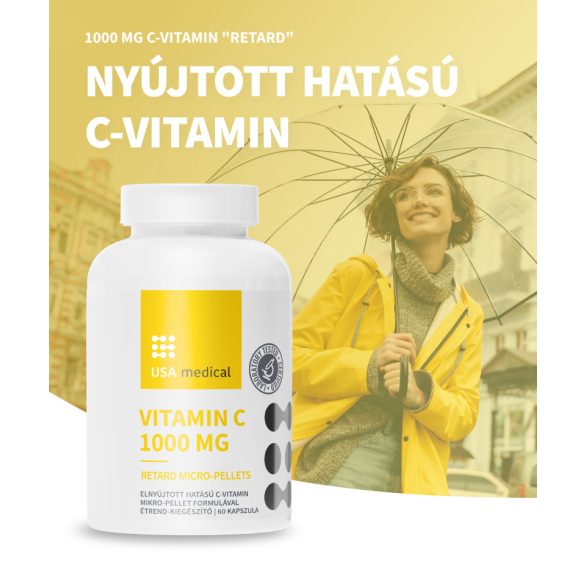 USA medical Retard C-vitamin 1000 mg kapszula 60 db