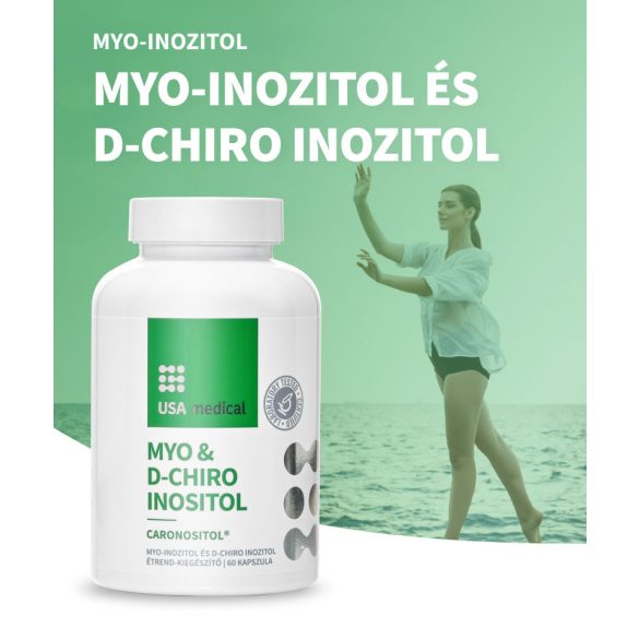 USA medical Myo Inozitol és D-Chiro Inozitol 512 mg kapszula 60 db