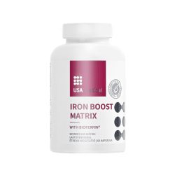   USA medical Iron Boost Matrix Vas mátrix (28 mg) laktoferinnel kapszula 60 db