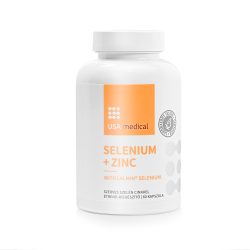 USA medical Szelén szerves Lalmin® + cink kapszula 60 db