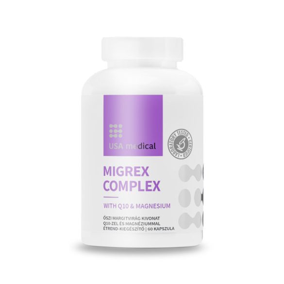 USA medical Migrex Complex őszi margitvirág és ginkgo kivonat + Q10 kapszula 60 db