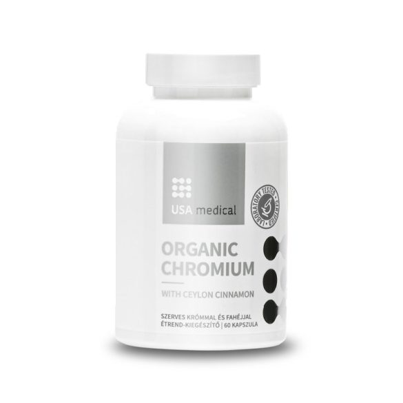 USA medical Organic Chromium szerves króm + ceyloni fahéj kapszula 60 db