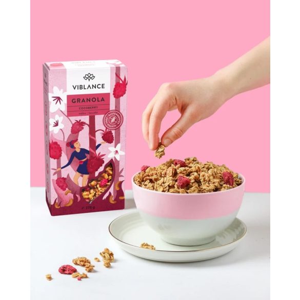 Viblance Granola Cocoberry málna & kesudió 275 g