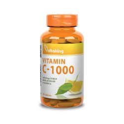   Vitaking C-1000 mg +bioflavonoidok (acerola, csipkebogyó) C-vitamin tabletta 90db