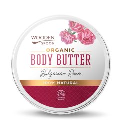   Wooden Spoon Bio testápoló vaj Rózsás kényeztetés 100 ml